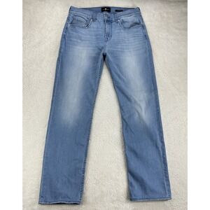 7 For All Mankind Austyn Jeans Men's 31x34 Straight Relaxed Casual Made In USA